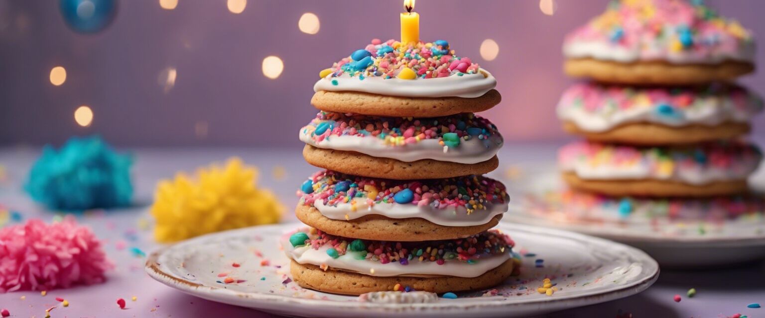 History of Birthday Cake Cookies