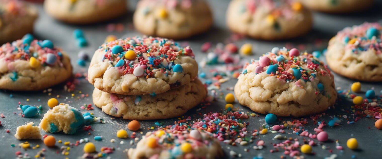 Low-sugar birthday cake cookie ingredients