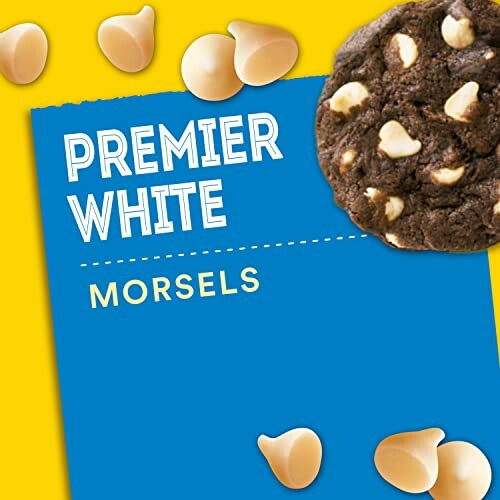 Premier white morsels with a chocolate cookie.