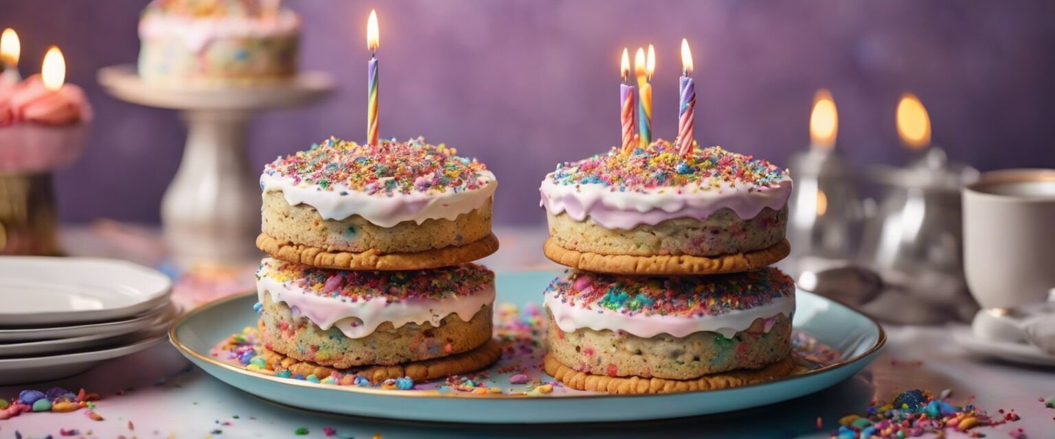 Vegan Birthday Cake Cookie Storage