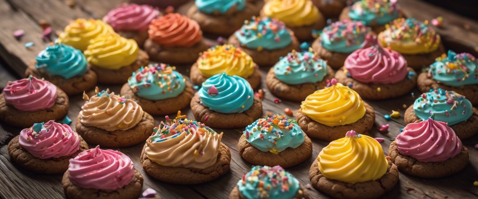 Vegan Birthday Cake Cookie Variations