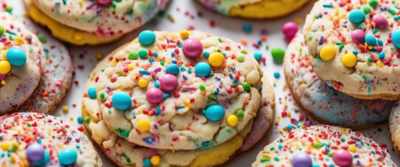 Vegan Birthday Cake Cookie